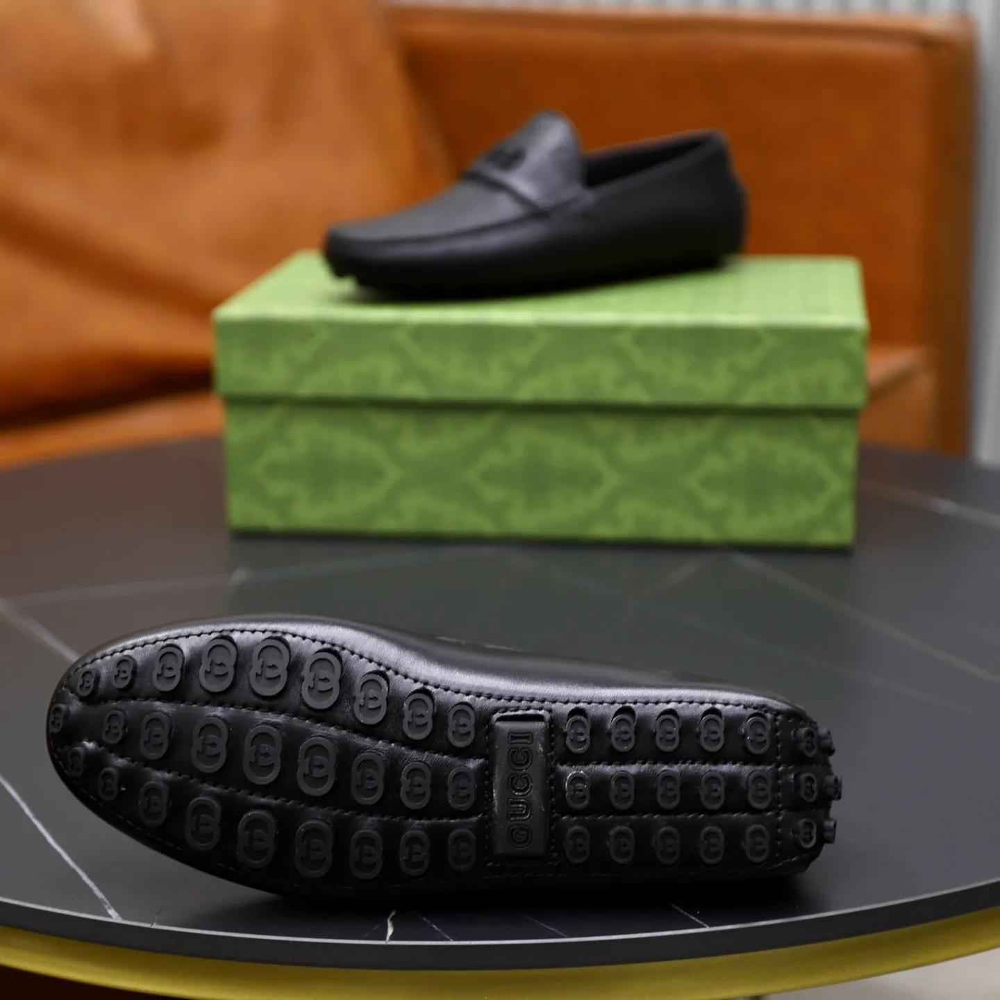 Ex-factory price: 480💰【GUCCI】Gucci ⚠️High-end men’s driving and pedal series ⚠️38-44 (customized for 45) ⚠️All original cowhide leather! Thick and soft! Made entirely of calfskin lining! Rubber sheet anti-slip beanie sole! Three-dimensional package technology! Fashionable and classic! Handicrafts! Original high quality! Feel free to compare!